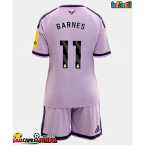 Camisa de Futebol Newcastle United Harvey Barnes #11 Equipamento Alternativo Infantil 2026-27 Manga Curta (+ Calças curtas)